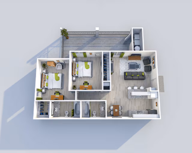 The 870 1512 floor plan